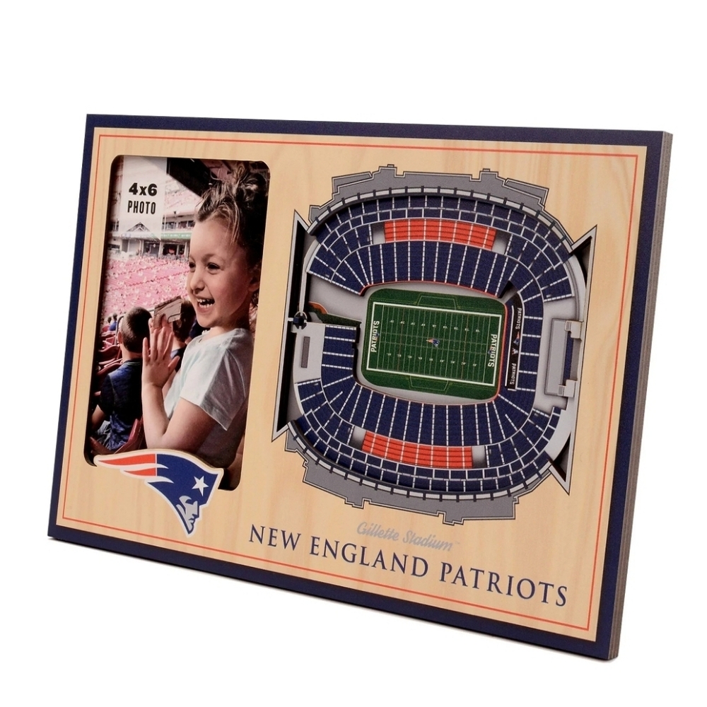 Youthefan NFL New‎ England Patriots 3D Stadium Views Photo Frame NEW 4x6